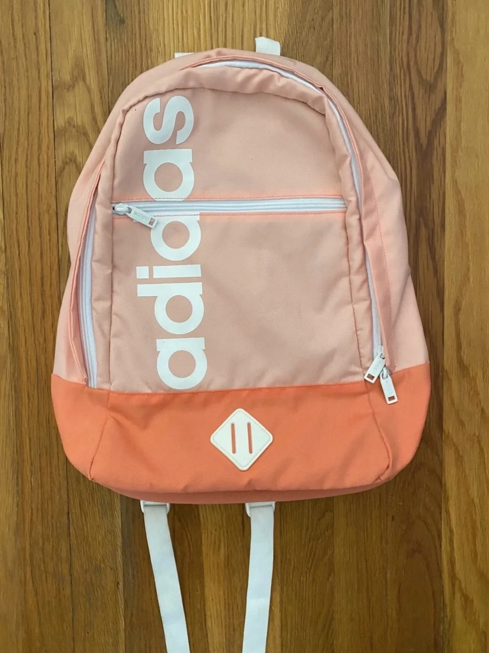 adidas Peach and Coral Two-Tone Backpack